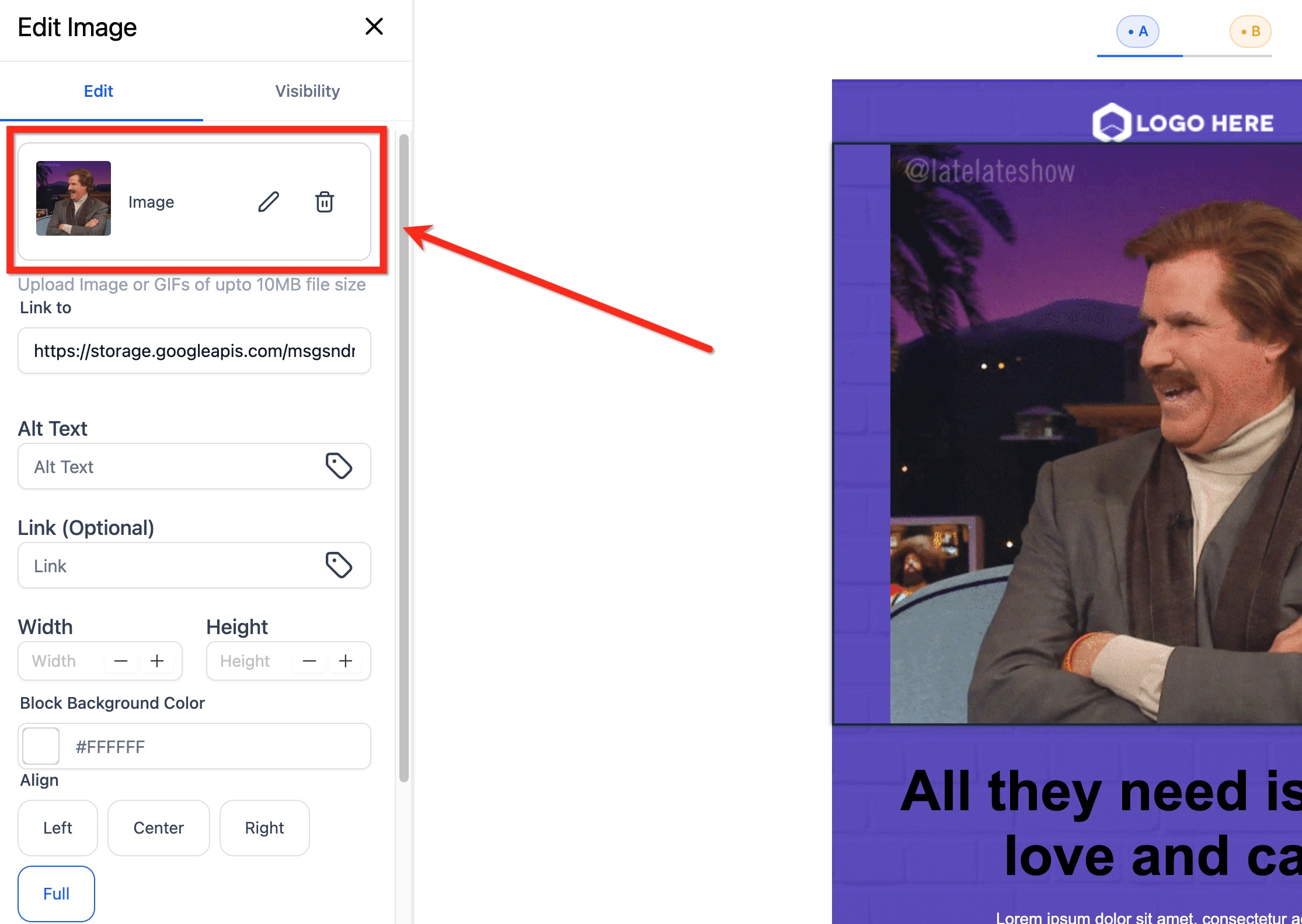 How to add GIFs to your email? – Screenshot 6