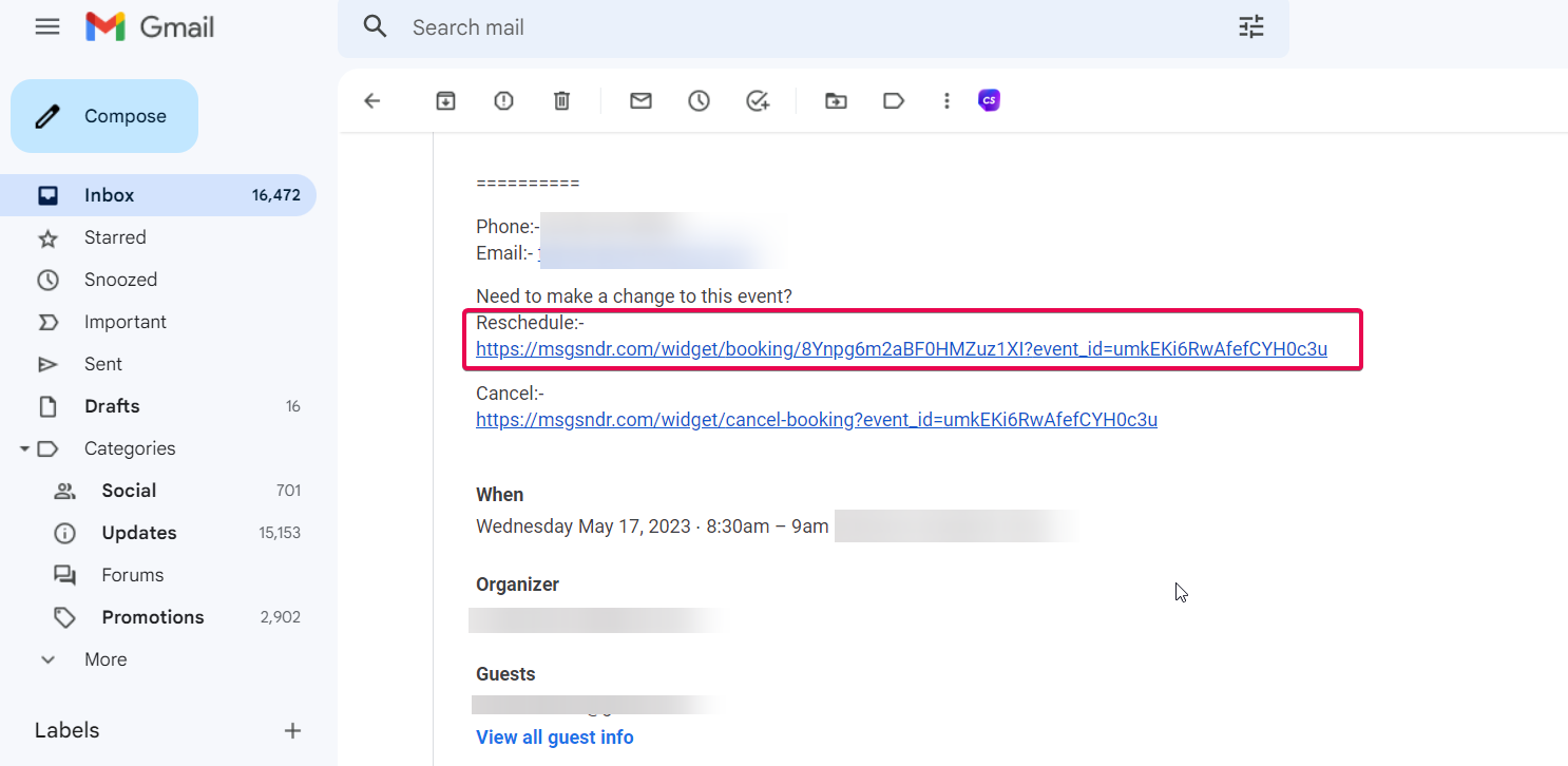 How to configure Staff Member selection in Round Robin Calendars? – Client Rescheduling on Their End: