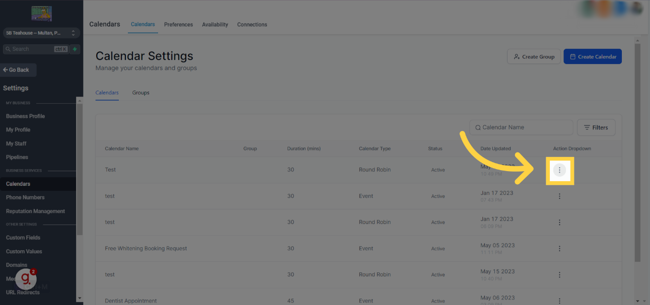 How to configure Staff Member selection in Round Robin Calendars? – preview