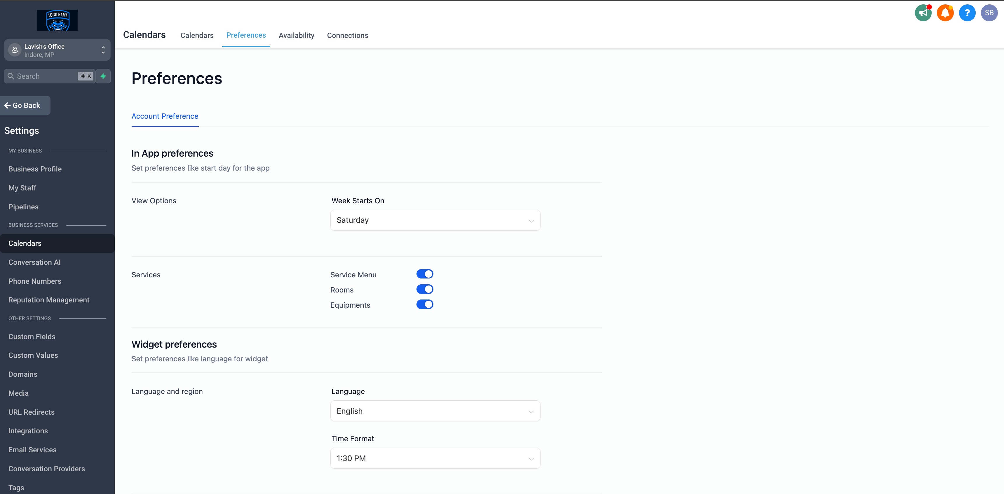 How to create Equipments? – Screenshot 1