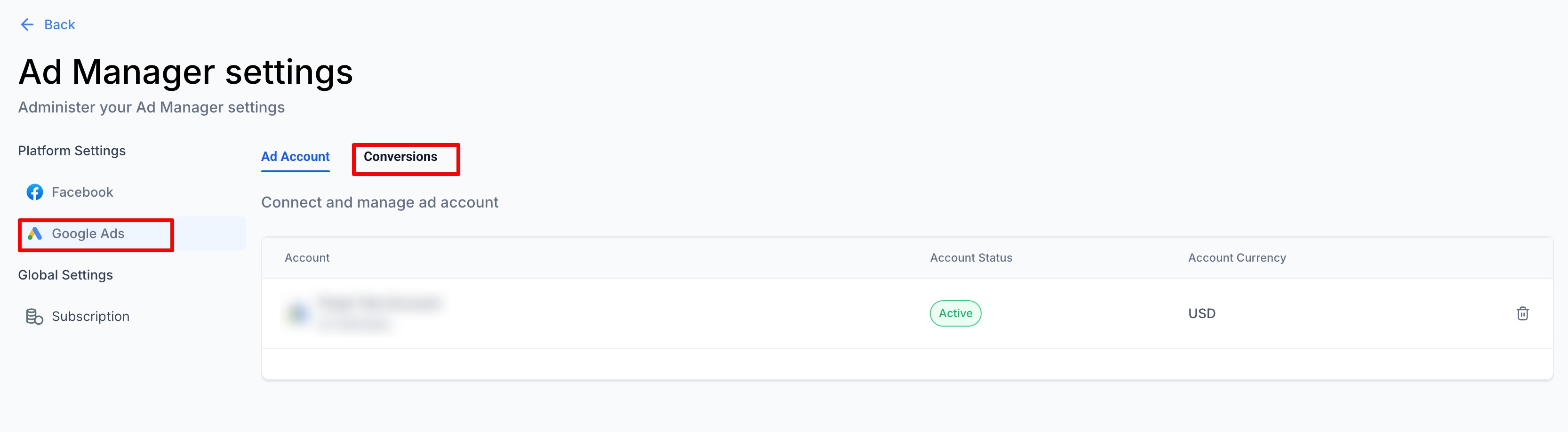 How to Create Google Ads Conversion Actions in Ad Manager – Where to find the Conversion Actions section
