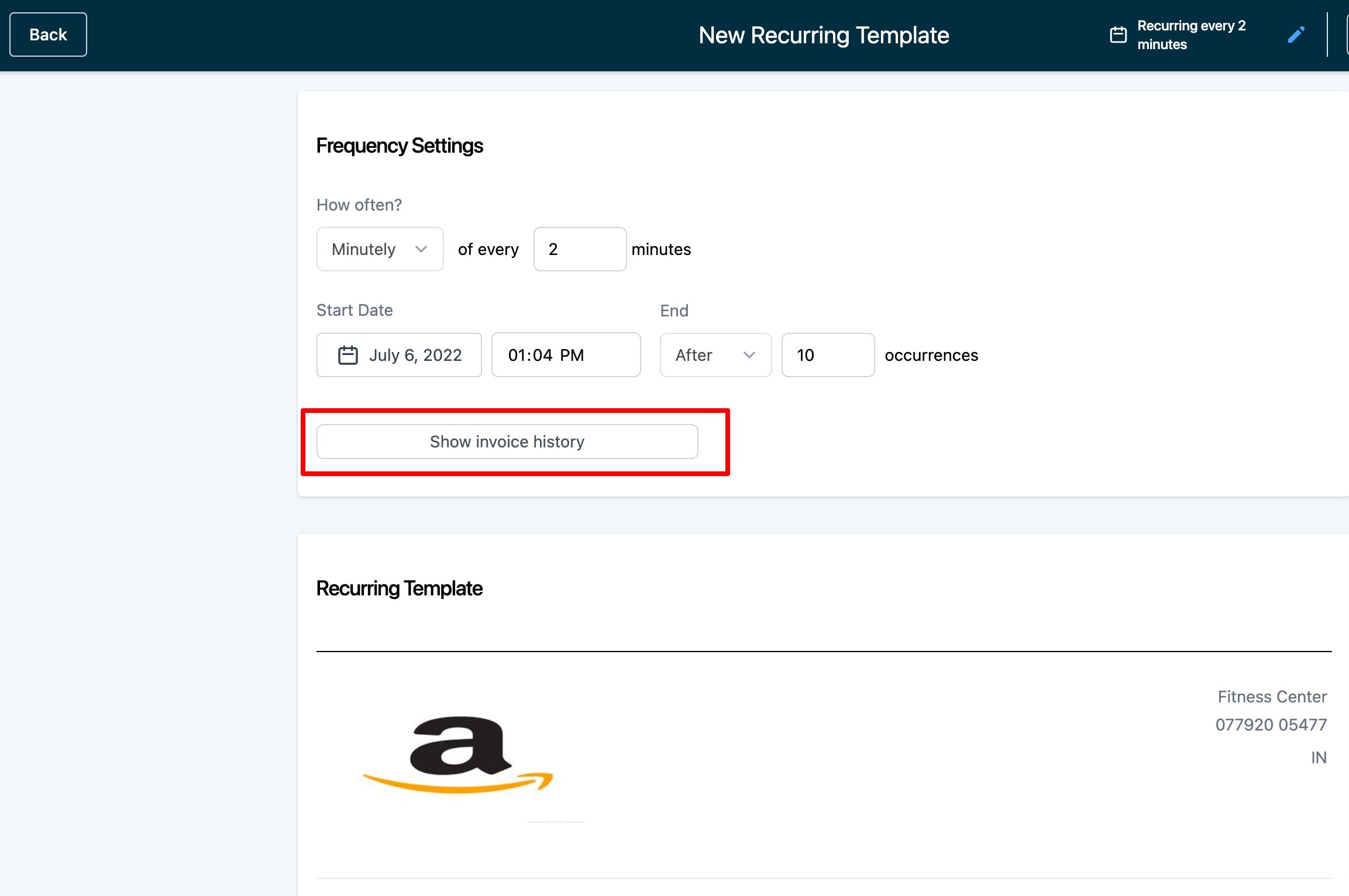 How to create recurring Invoices – View sent invoices and their payment status.