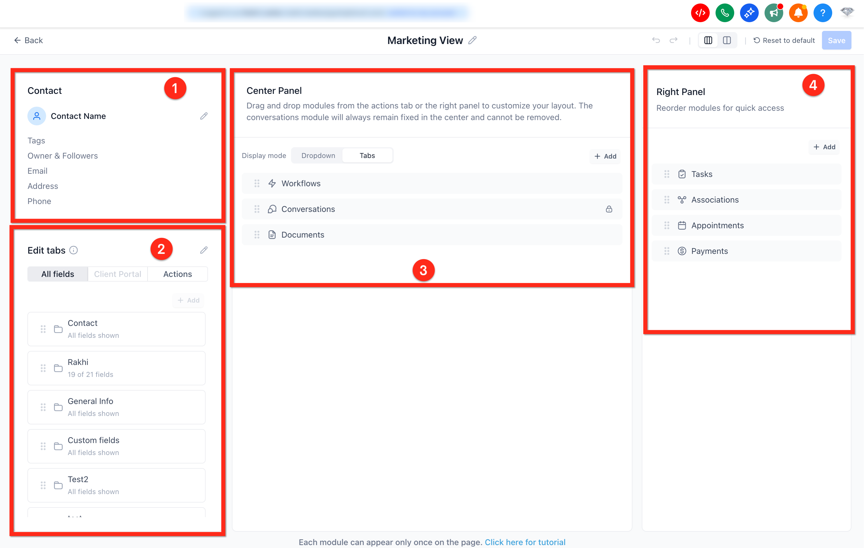 How to Customize the Contact Details Page – Contact Detail Page Layout Structure