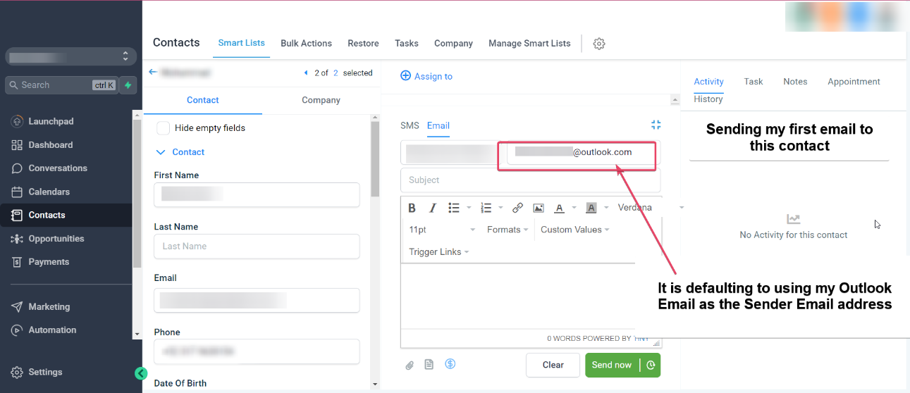 How to enable Google/Outlook Email Two-Way Sync – How does the Outlook 2-way sync work between the CRM and your email account?