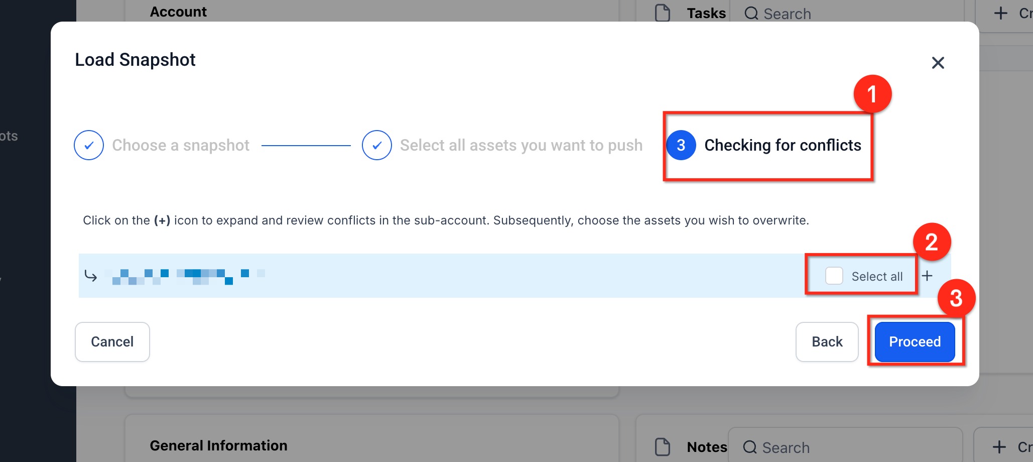 How to Import Snapshots – Load the Imported Snapshot Into a Sub-Account