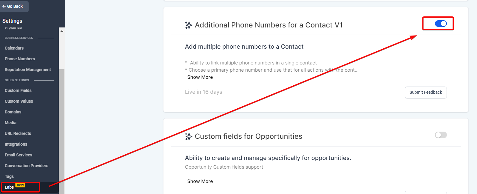 How to input Multiple Phone Numbers for a Contact? – Screenshot 1