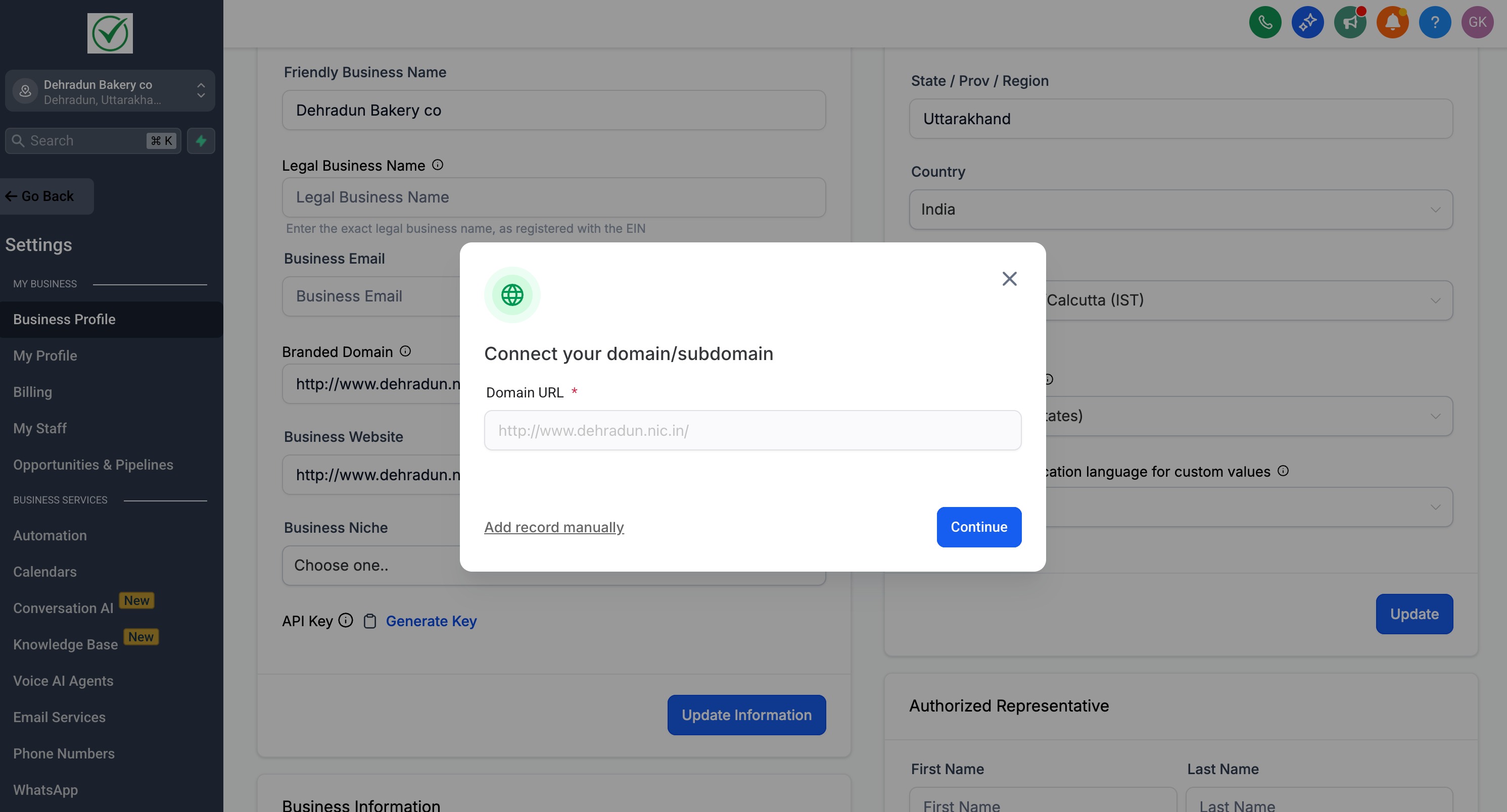How to integrate Razorpay within the CRM – Screenshot 6