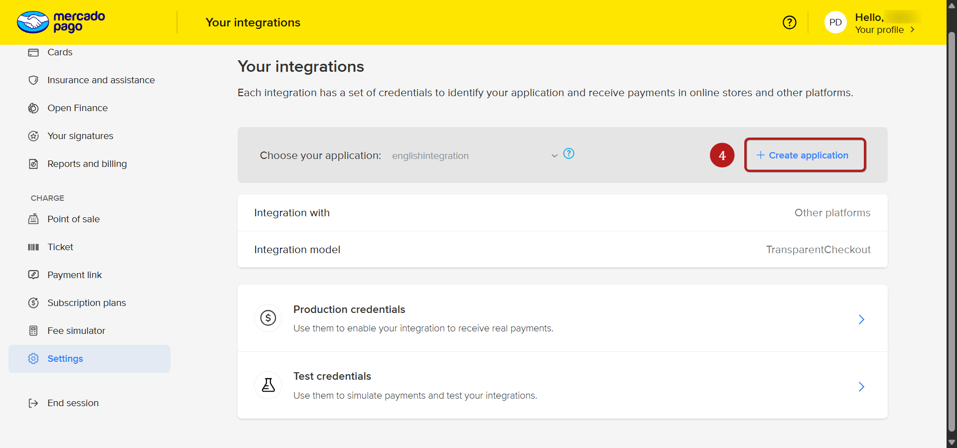 How to integrate with Mercado Pago for accepting payments? – Step 2: Get your Mercado Pago production credentials