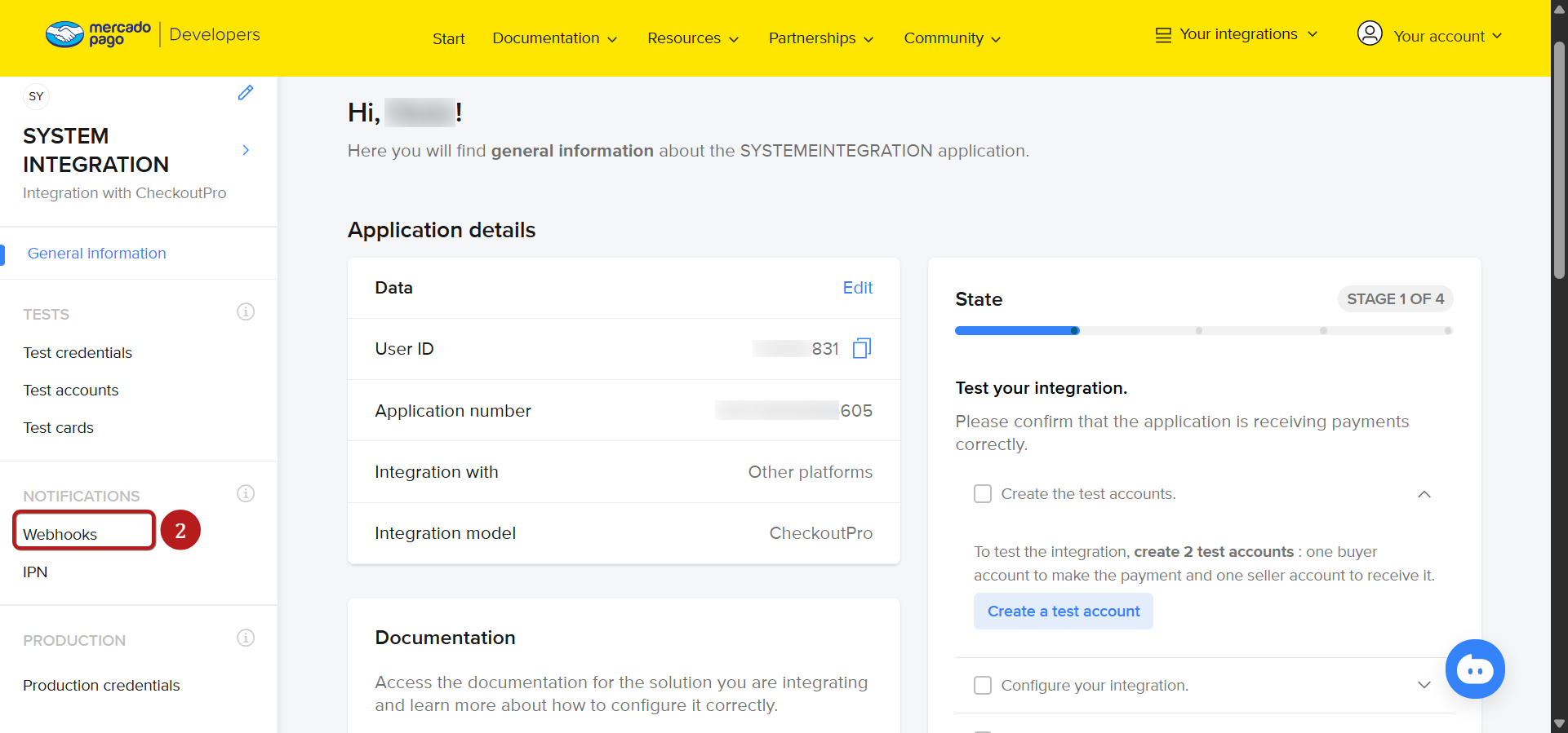 How to integrate with Mercado Pago for accepting payments? – Step 4: Configure webhooks in Mercado Pago