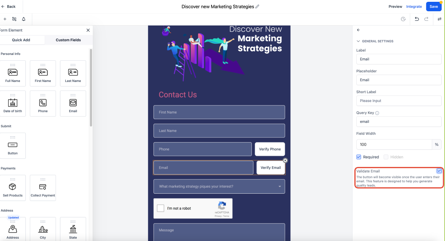 How to make my form submissions secure from spammers? – 2. Validate Email and Phone Numbers