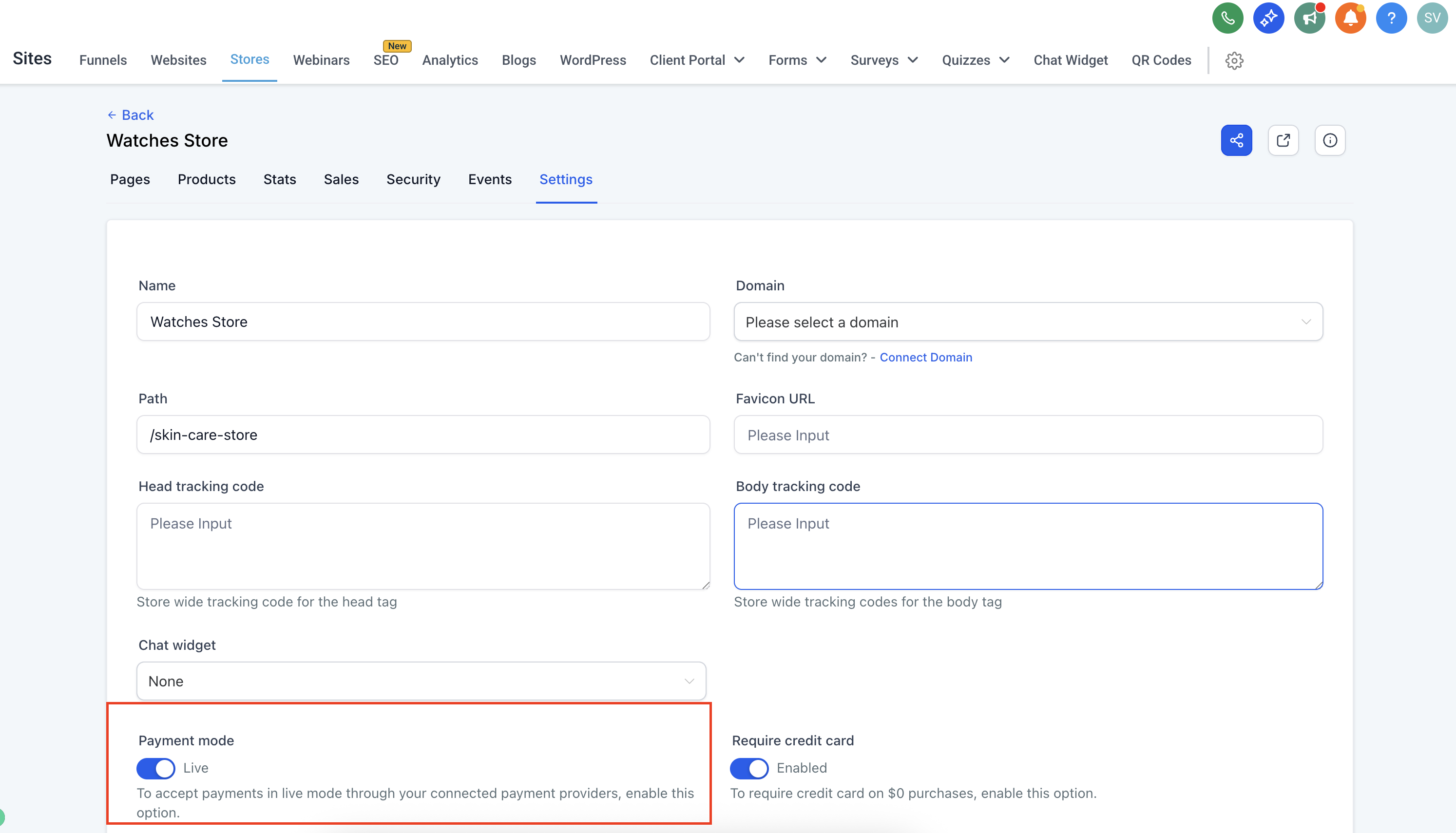 How to Place a Test Order in Your Ecommerce Store? – 1. Enable “Test Mode”