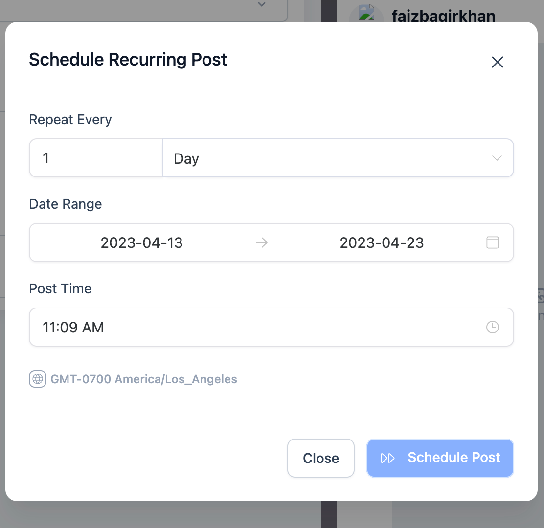 How to Post Recurring Social Posts through the Social Planner? – How to create a Recurring Post?
