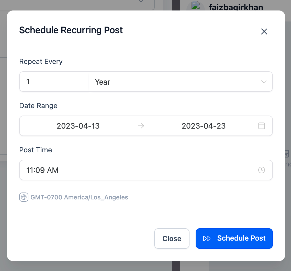 How to Post Recurring Social Posts through the Social Planner? – How to create a Recurring Post?