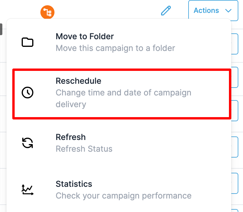 How to reschedule an email campaign? (Email Builder) – Steps to Reschedule an Email Campaign
