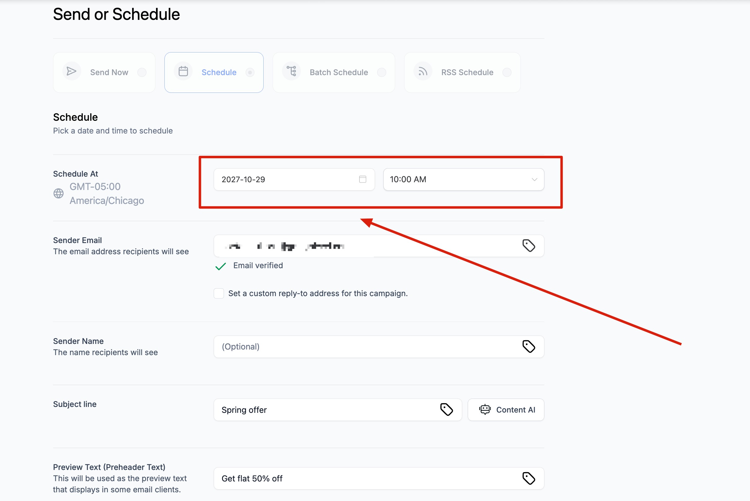 How to Reschedule an Email Campaign (Email Builder) – Steps to Reschedule an Email Campaign