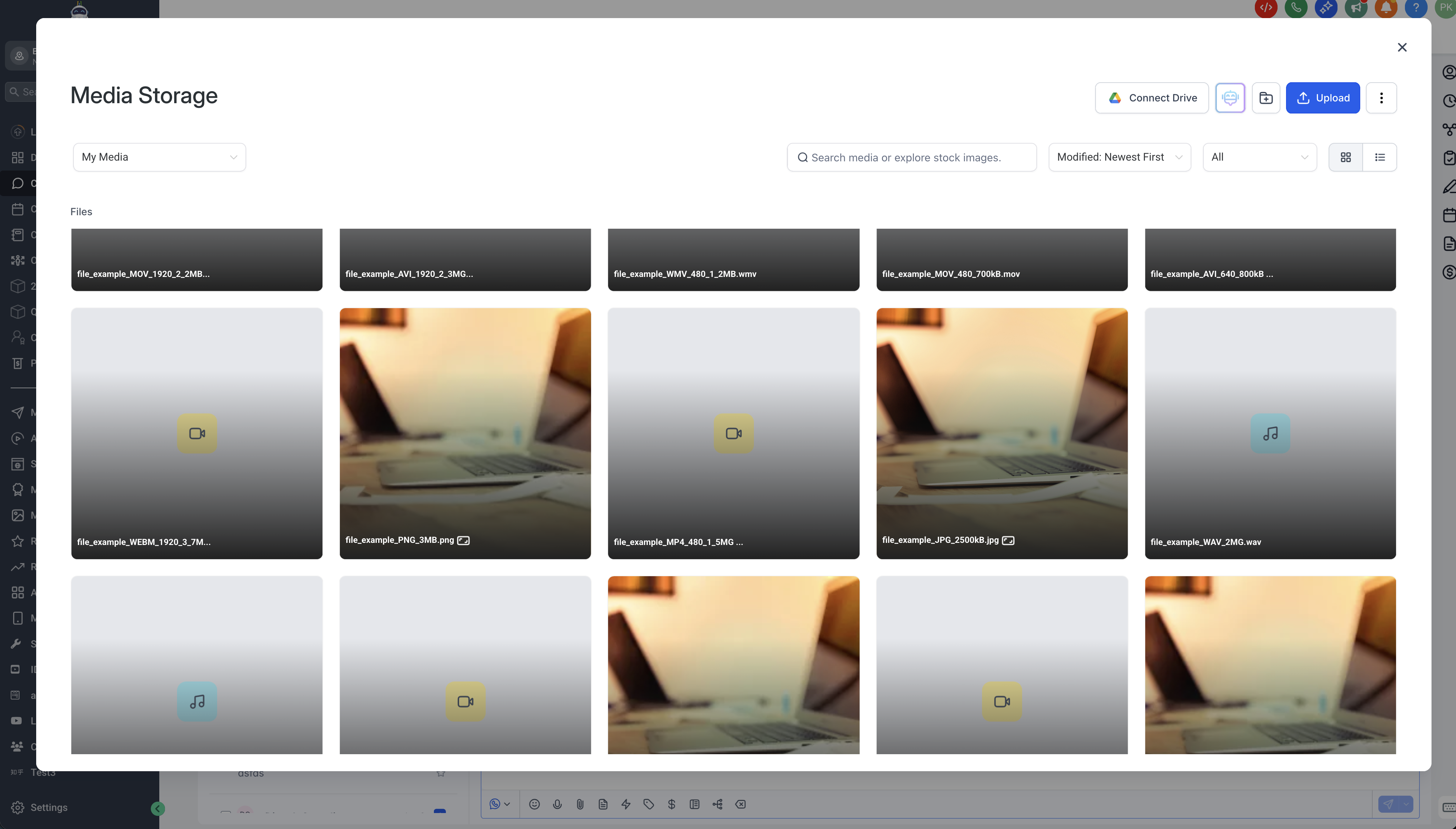How to Send WhatsApp Media Messages with Captions in Conversations – Sending WhatsApp Media from Media Storage