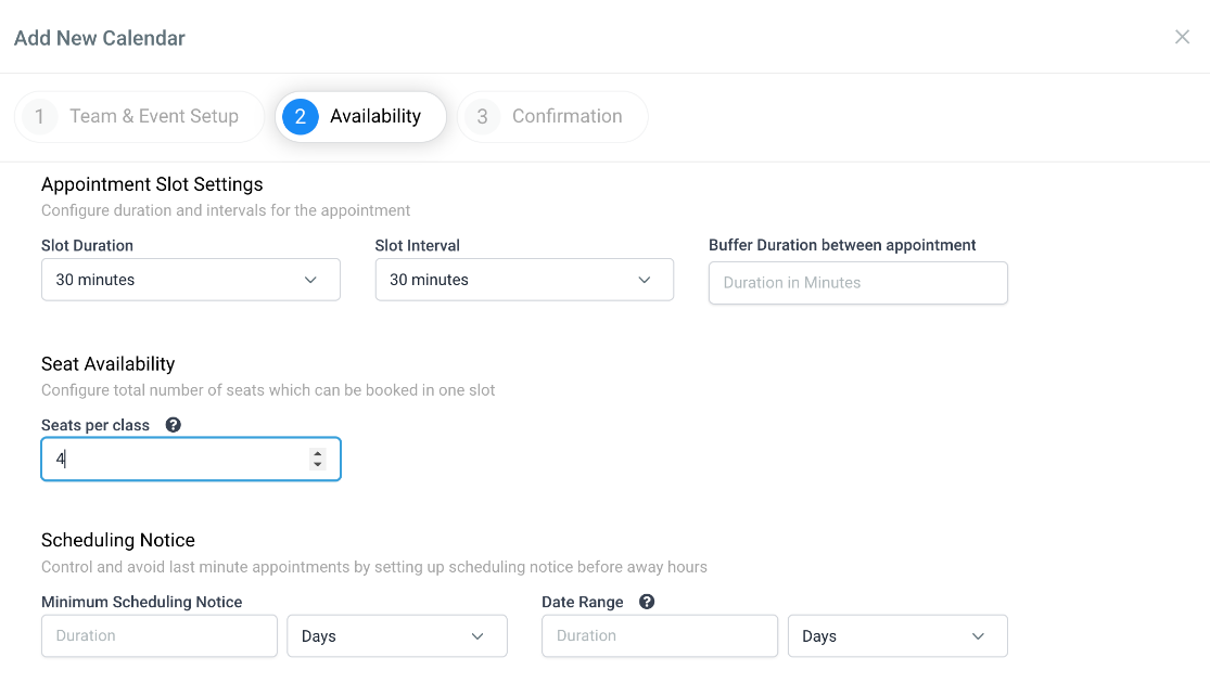 How to set up a Calendar for Classes? – How to set up a Calendar for Class Bookings?