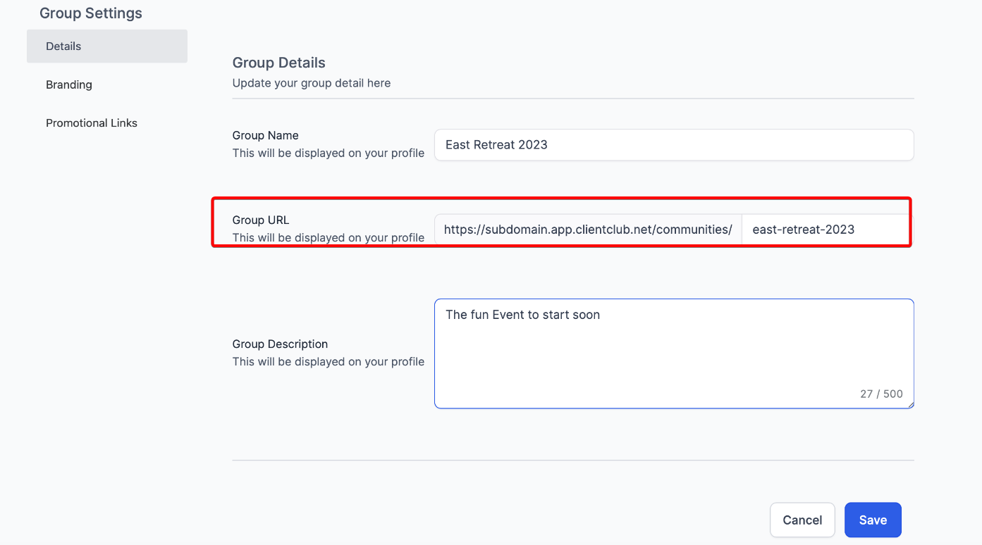 How to Setup, Customize, and Manage Your Communities – Details: