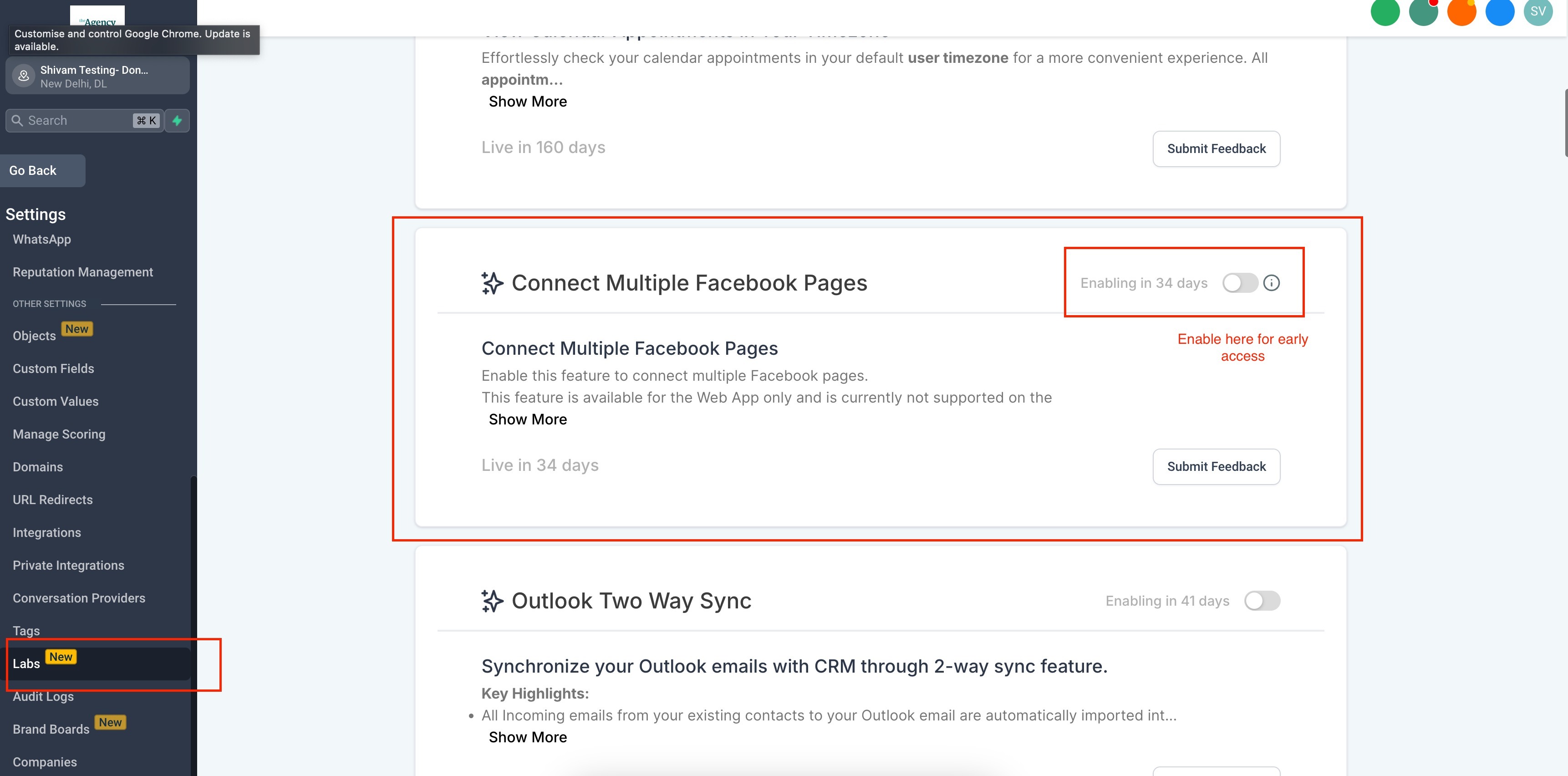 How to setup Facebook and Instagram Shops? – Step 1: Enable feature via Labs