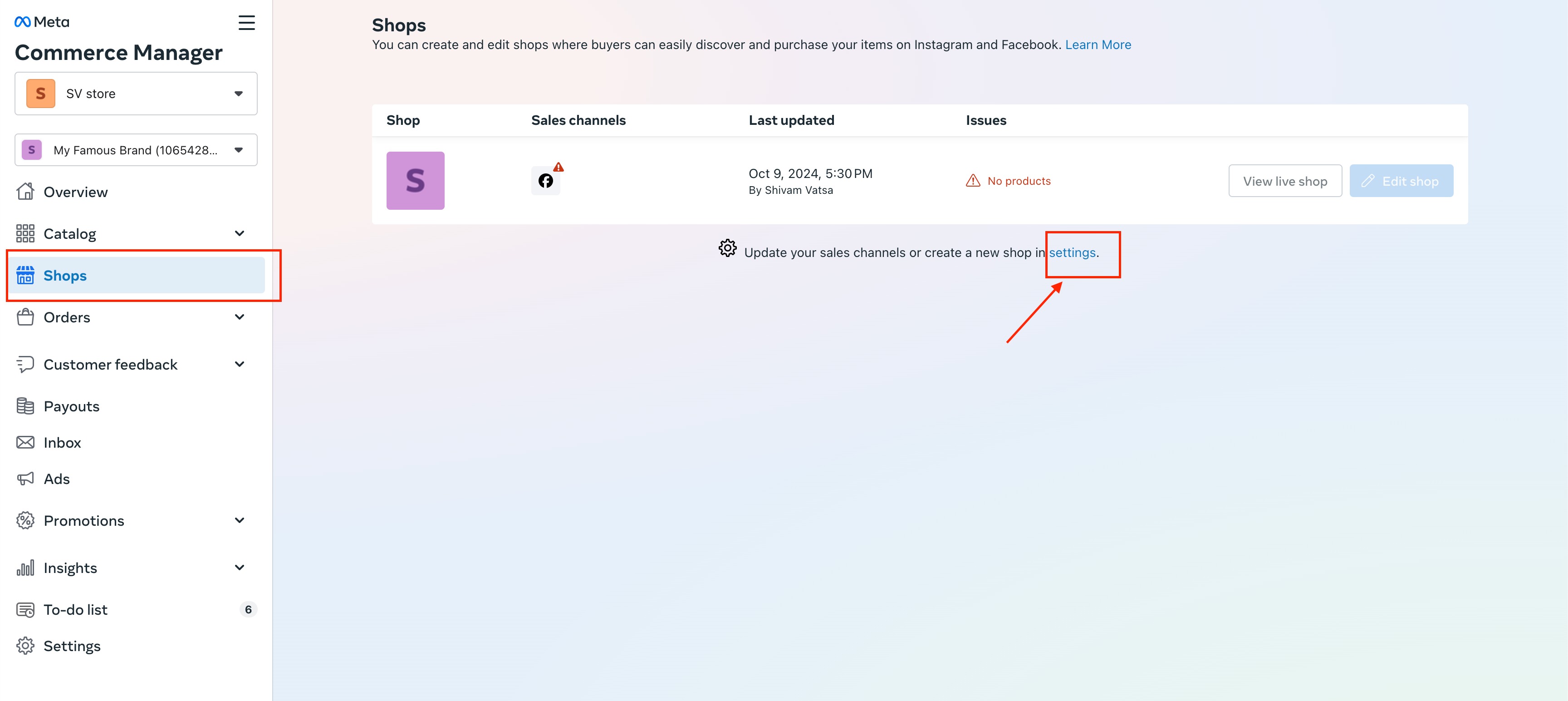 How to setup Facebook and Instagram Shops? – Step 3. Create a Instagram Shop