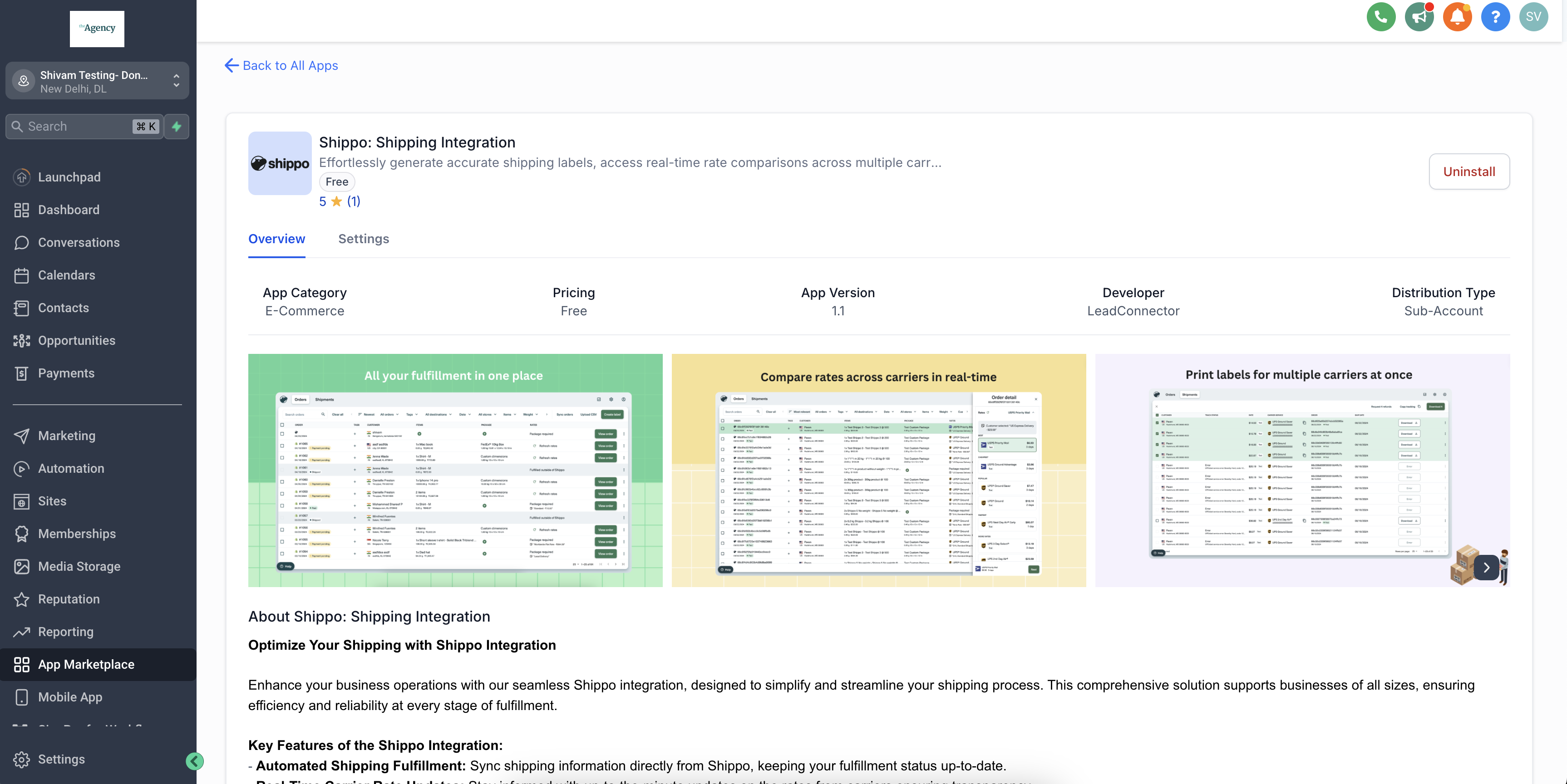 How to use Shippo Integration for automatic fulfilments & live rates? – 2.3. Setting up Shipping Options in Shippo:
