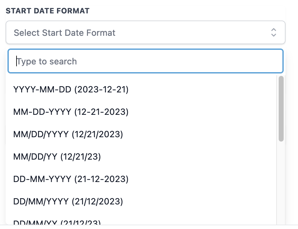 How to use the Date/Time Formatter Premium Workflow Action? – Start Date Format: