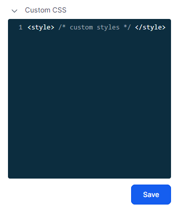 How to use the Email Builder and its In-line Editor – Custom CSS: