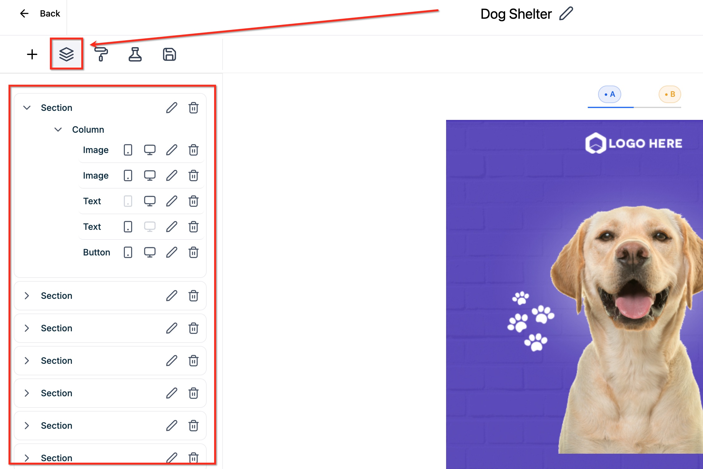 How to use the Email Builder and its In-line Editor – Managing Elements