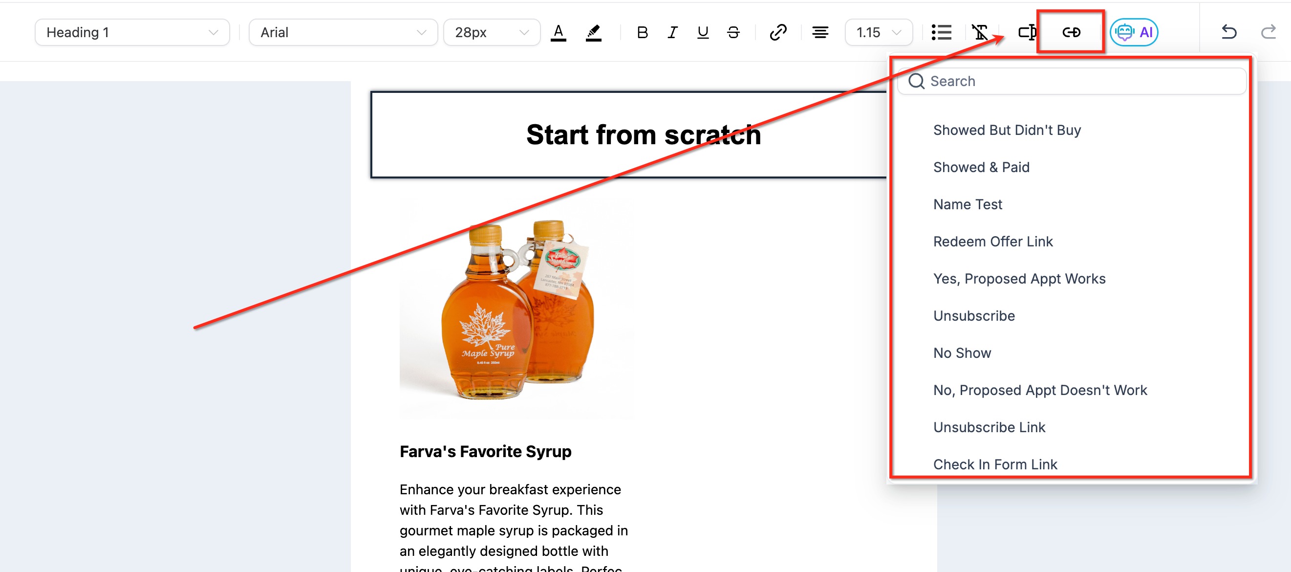 How to use the Email Builder and its In-line Editor – Using Advanced Editing Options