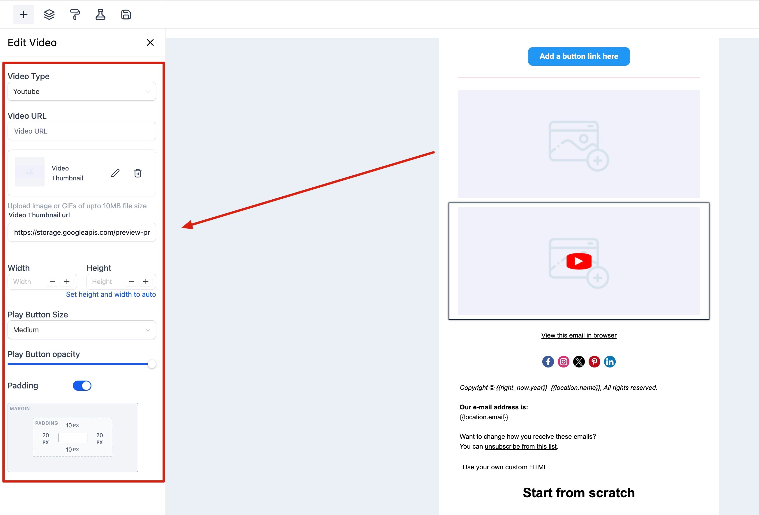 How to use the Email Builder and its In-line Editor – Video: