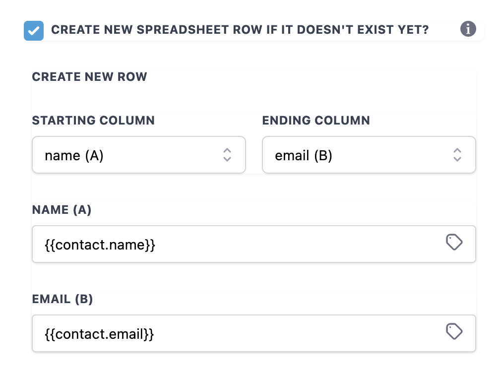 How to use the Google Sheets Premium Workflow Action? – Create Spreadsheet row if it doesn't exist yet: