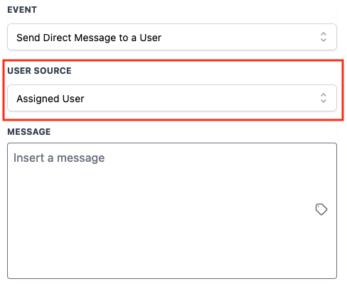 How to use the Workflow Slack Premium Action? – Assigned User (of contact)