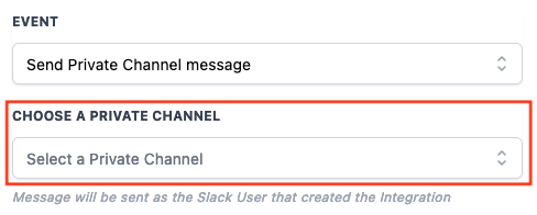 How to use the Workflow Slack Premium Action? – Choose a Private Channel