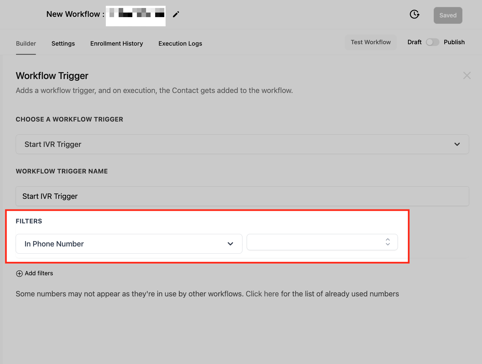 Interactive Voice Response (IVR) Guide – Triggers & Actions – Assigning a Phone Number