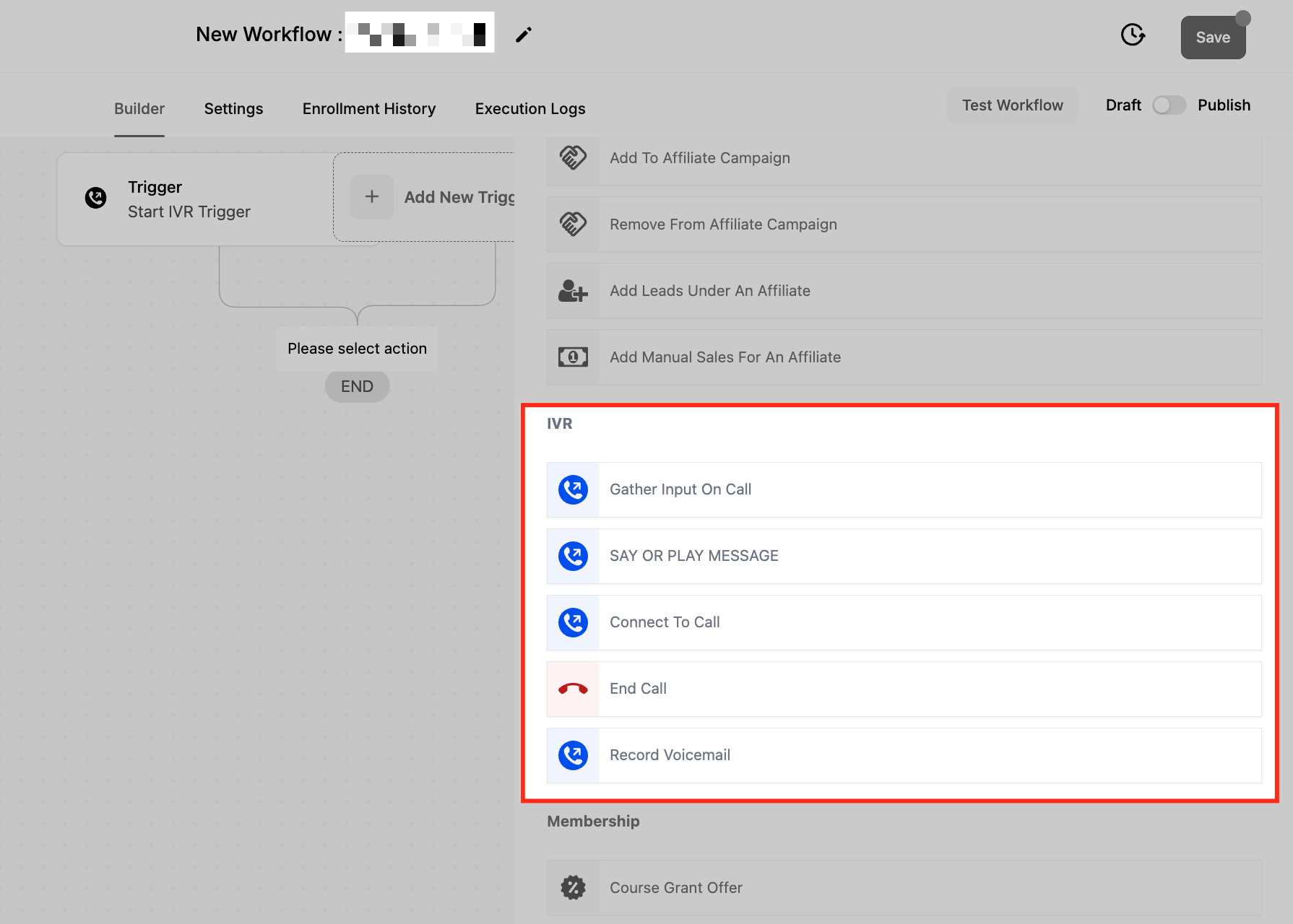 Interactive Voice Response (IVR) Guide – Triggers & Actions – Step 4: Configure IVR Actions