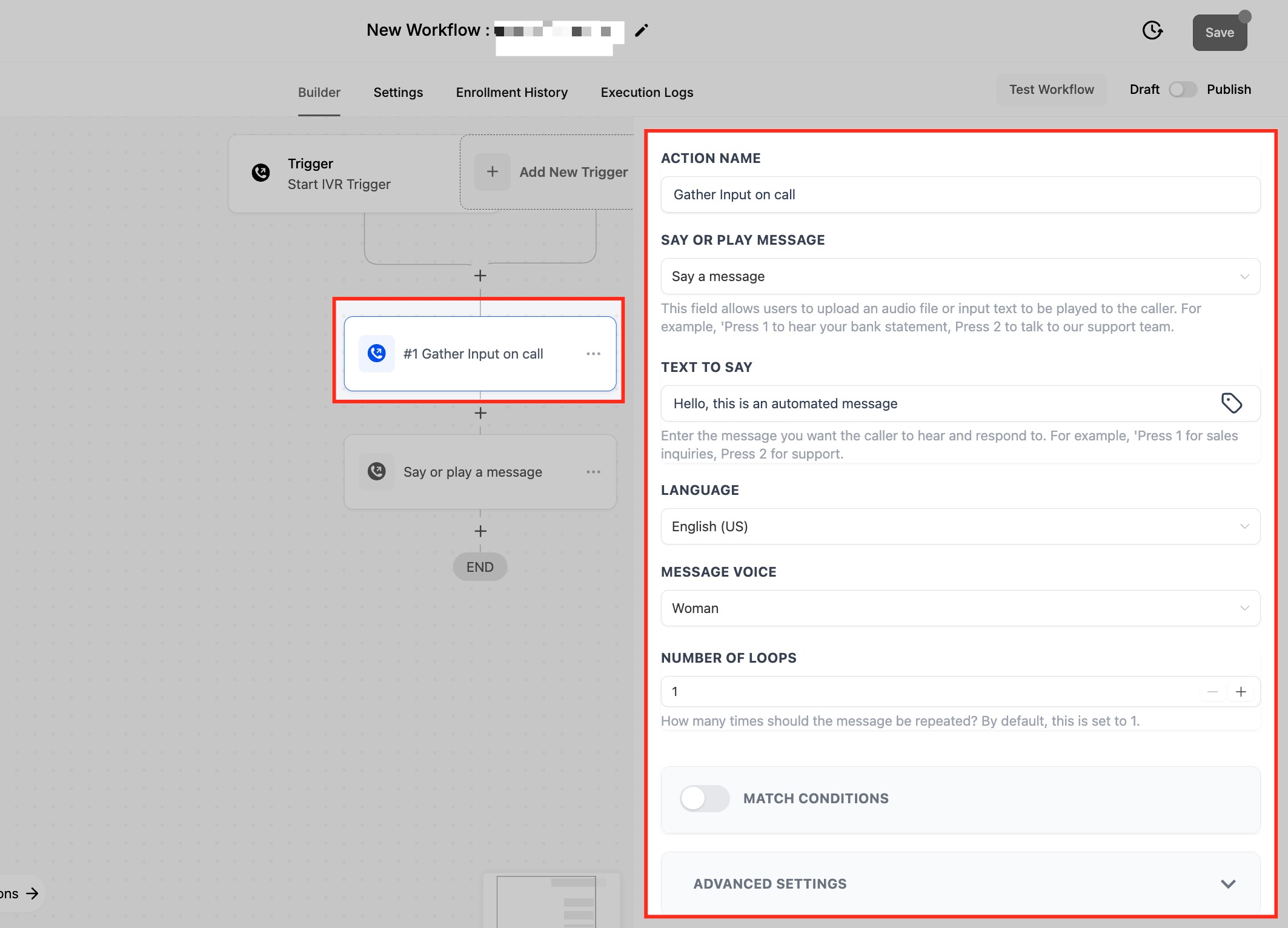Interactive Voice Response (IVR) Guide – Triggers & Actions – Stop Gathering After (Digits): Specify how many digits the system should expect from the caller. Once this nu…