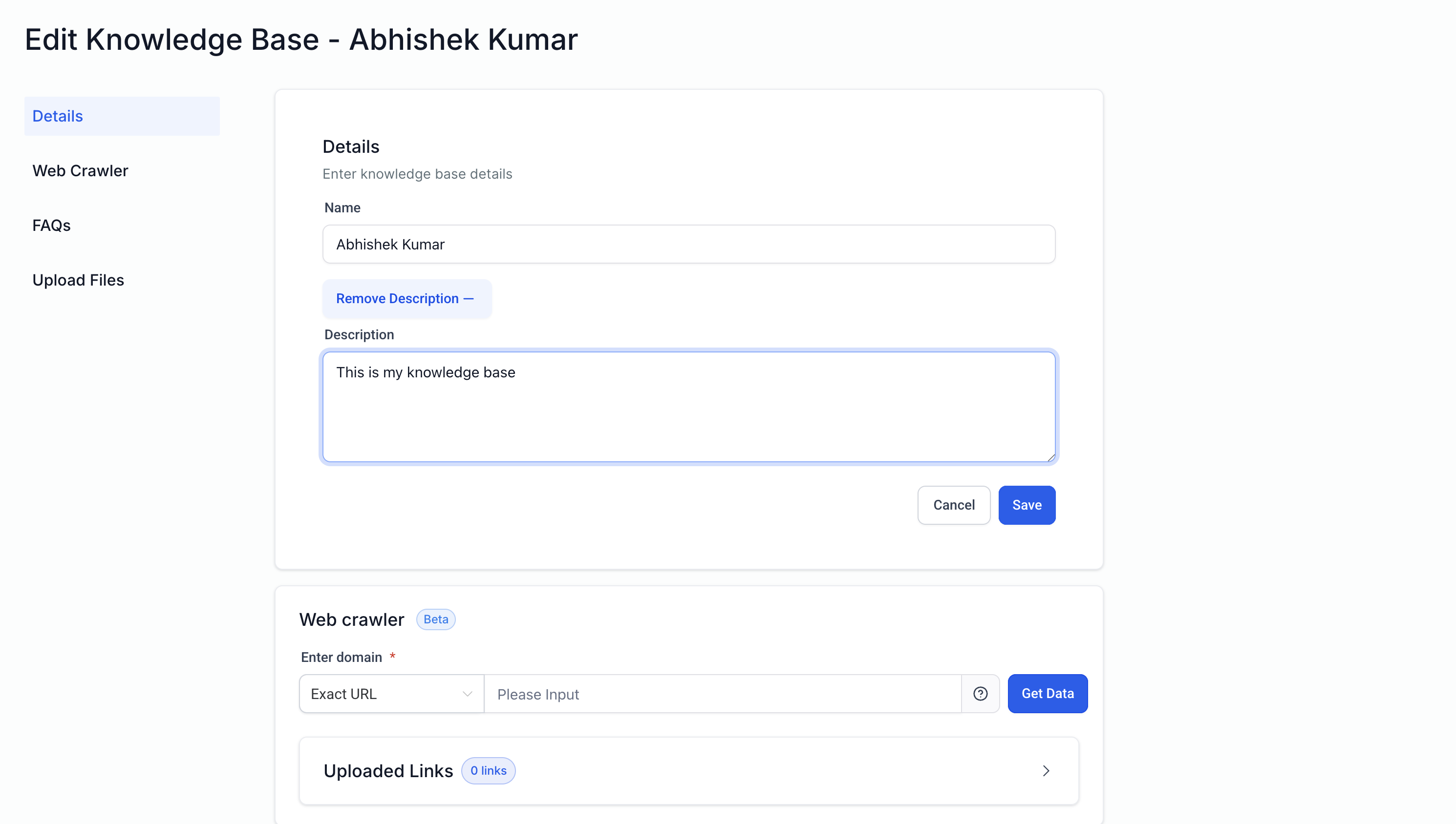 Introduction to Multiple Knowledge Bases in Conversation AI – Step 3: Train the Knowledge Base