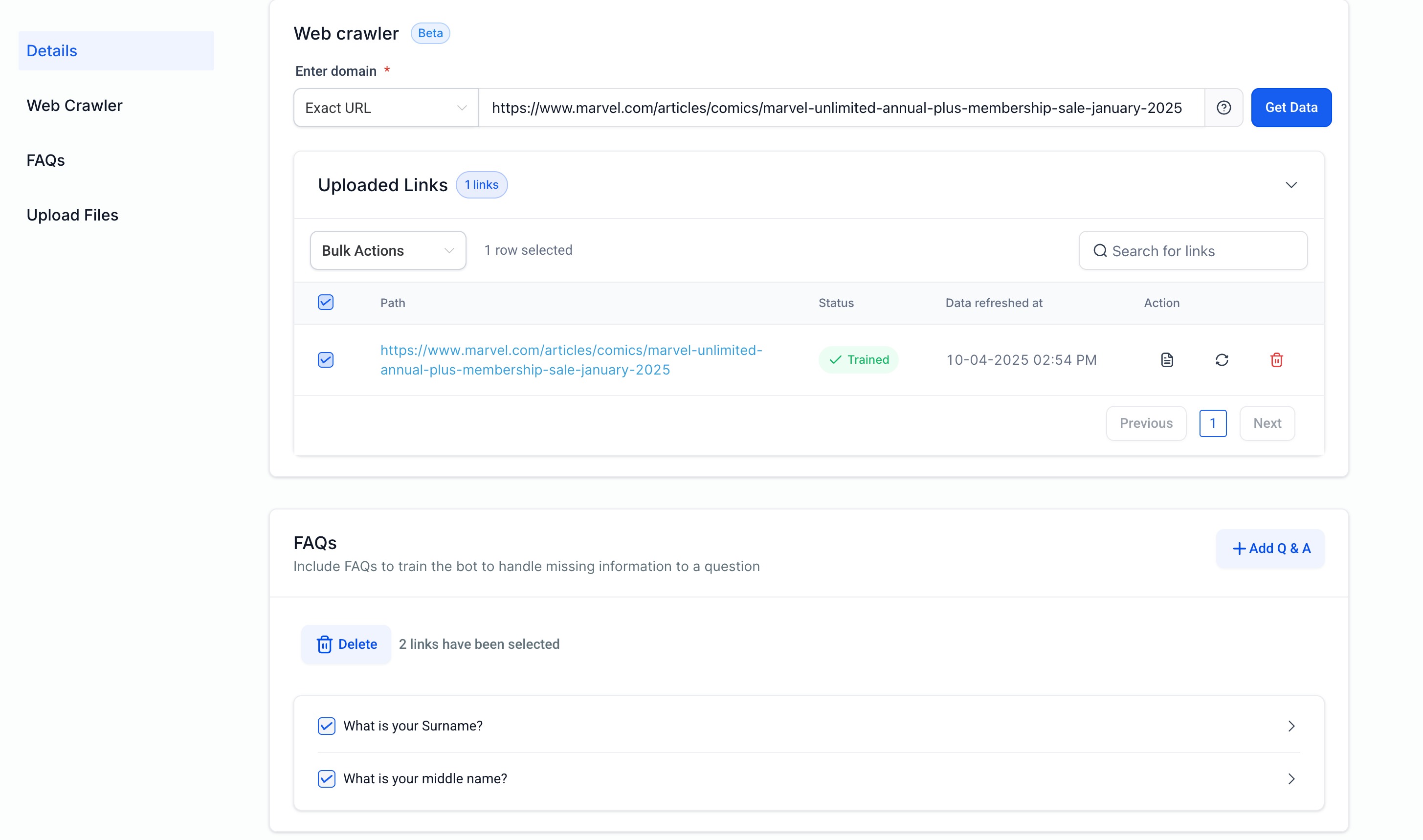 Introduction to Multiple Knowledge Bases in Conversation AI – Step 3: Train the Knowledge Base