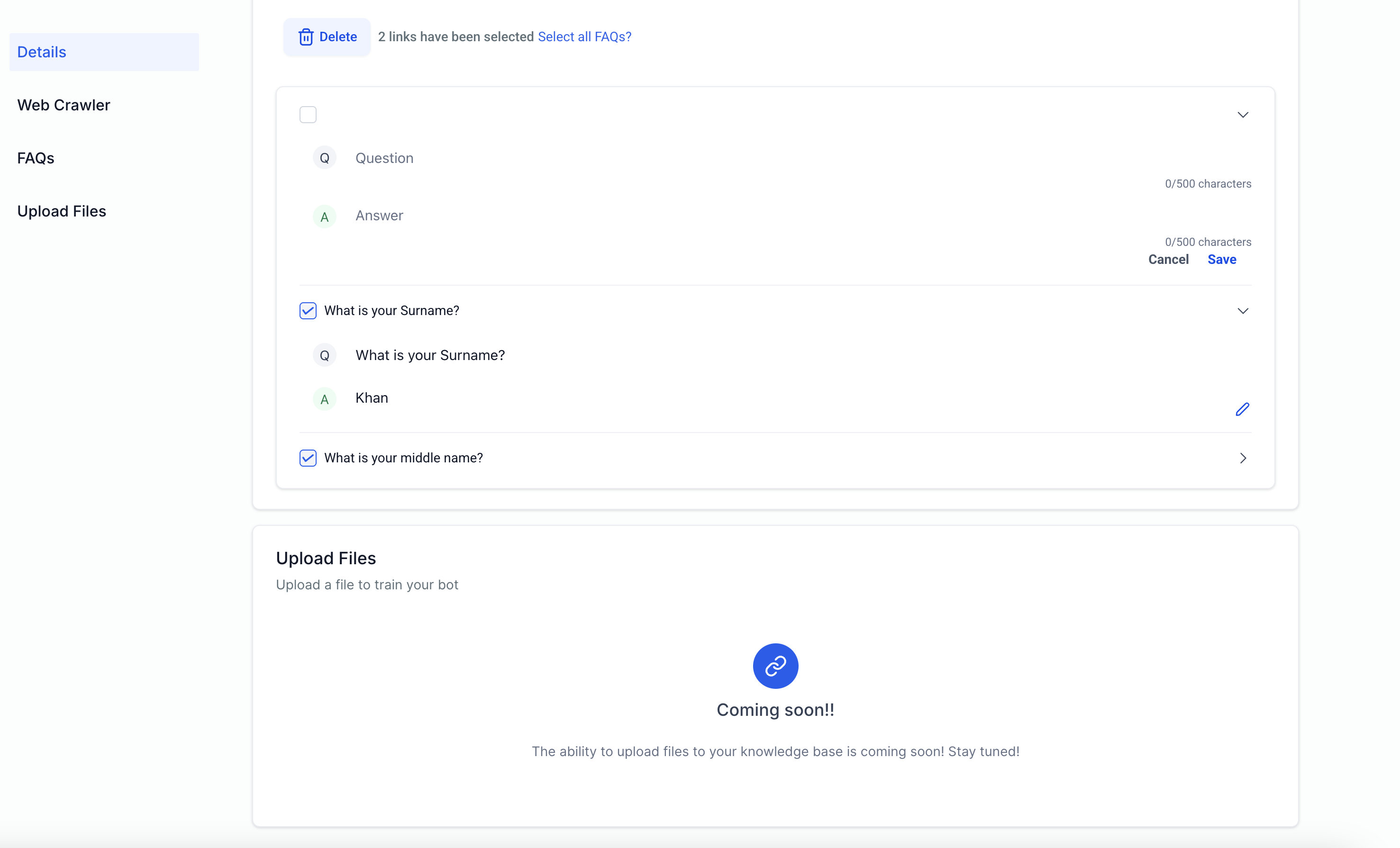 Introduction to Multiple Knowledge Bases in Conversation AI – Step 3: Train the Knowledge Base