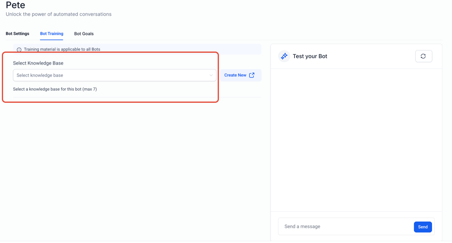 Introduction to Multiple Knowledge Bases in Conversation AI – Step 4: Attach Knowledge Base(s) to an AI Bot