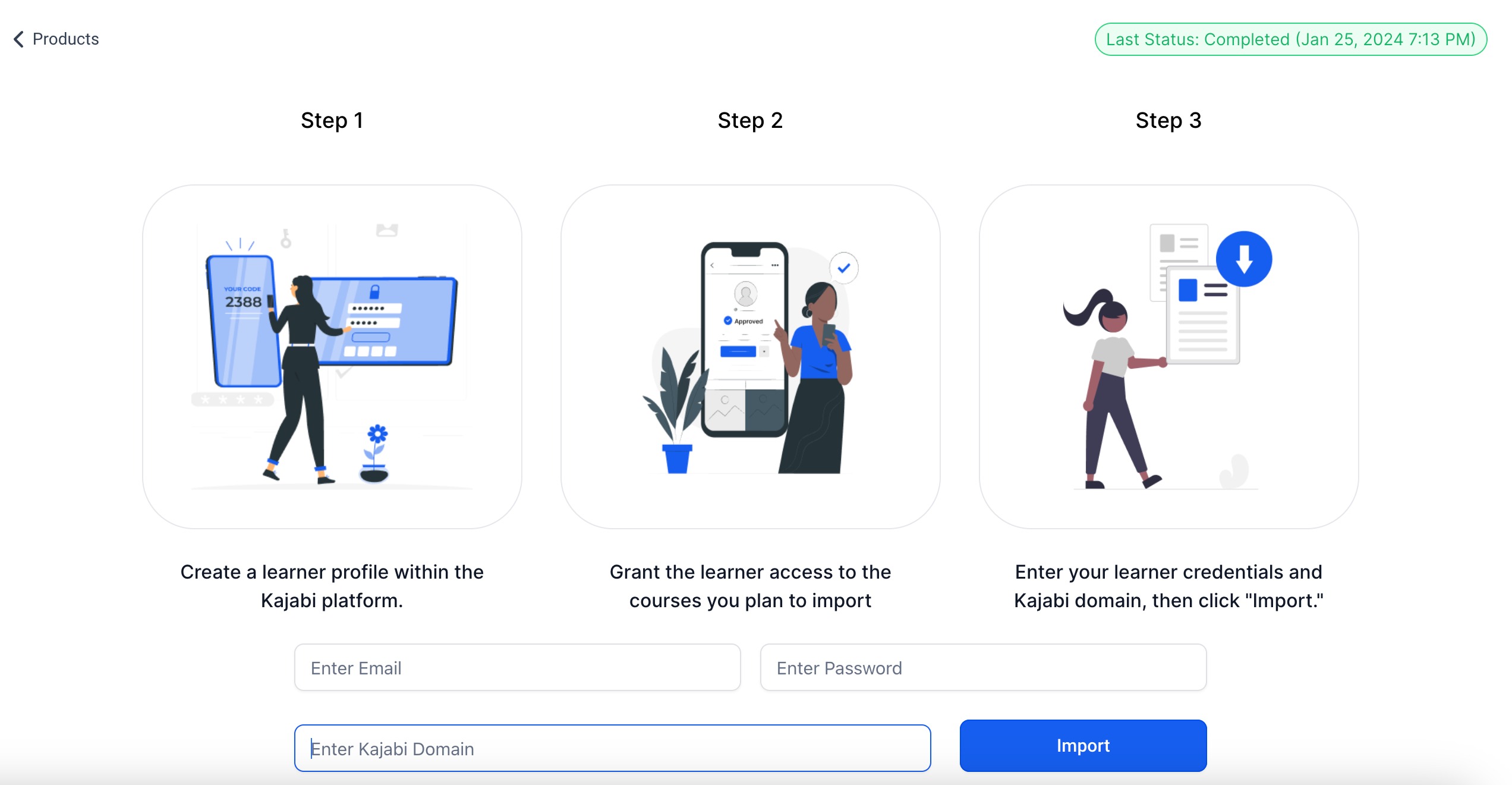Kajabi Importer: Easily Move Courses to the Platform – Step 3: Successful importation