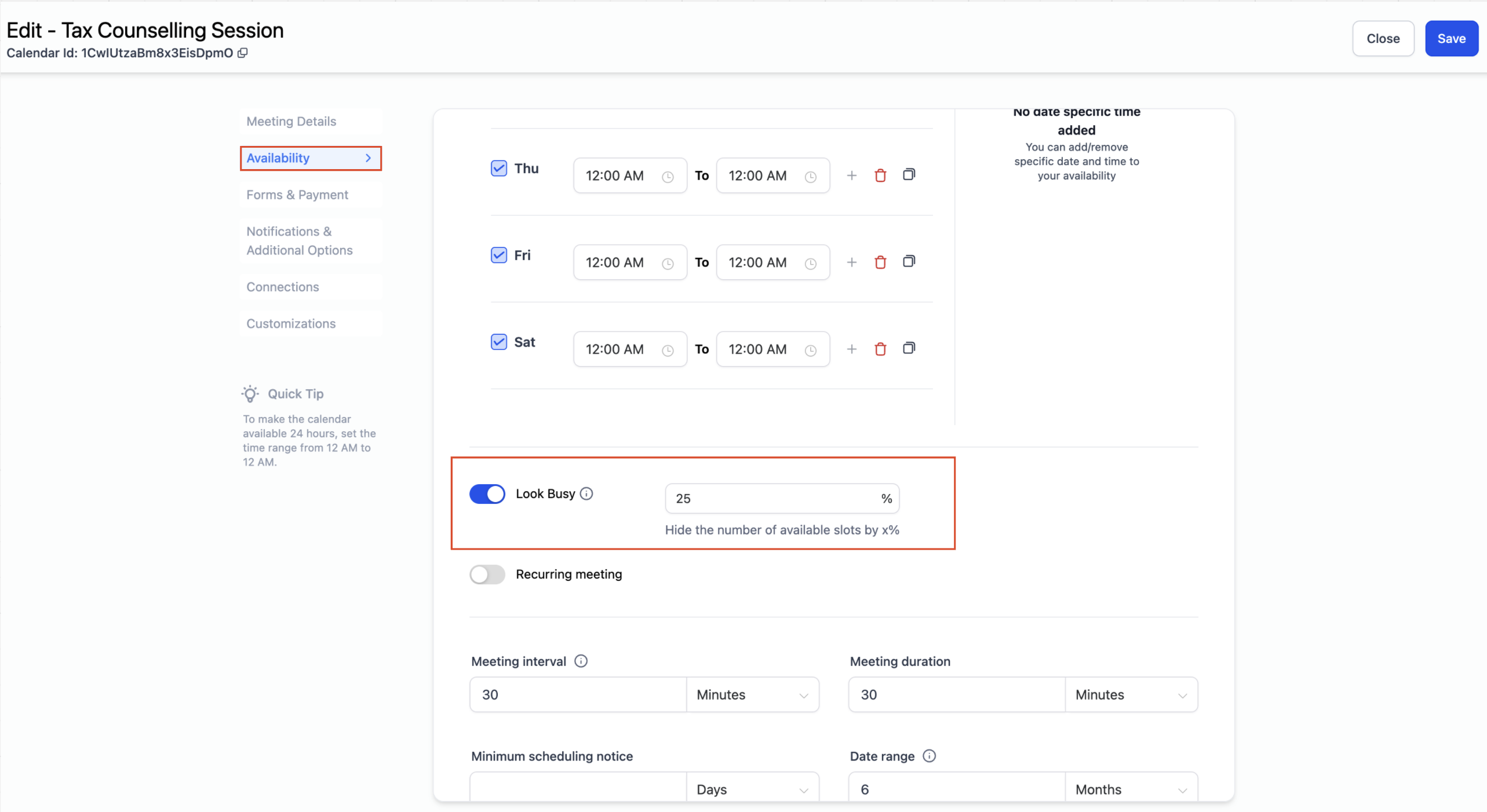 ‘Look Busy’ in Calendar Settings – How to Enable "Look Busy"?