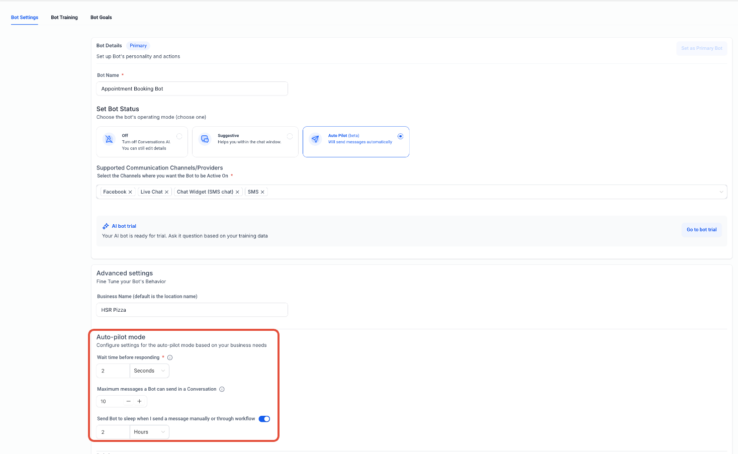 Manage Contact-Level AI Bot Settings – How to Turn Off Bot for a Specific Contact