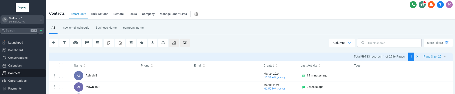 Managing Customer Interactions on Connected GBP Pages – Contacts