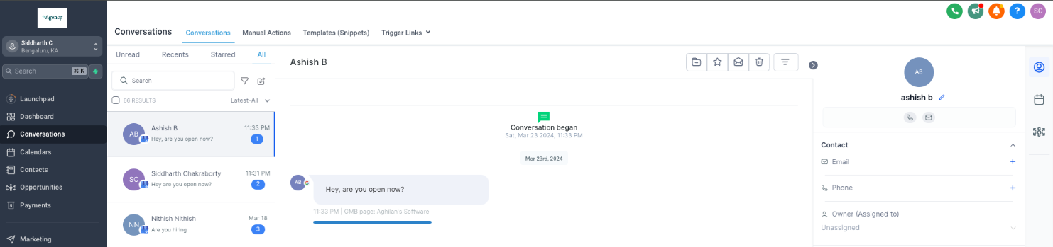 Managing Customer Interactions on Connected GBP Pages – Messages