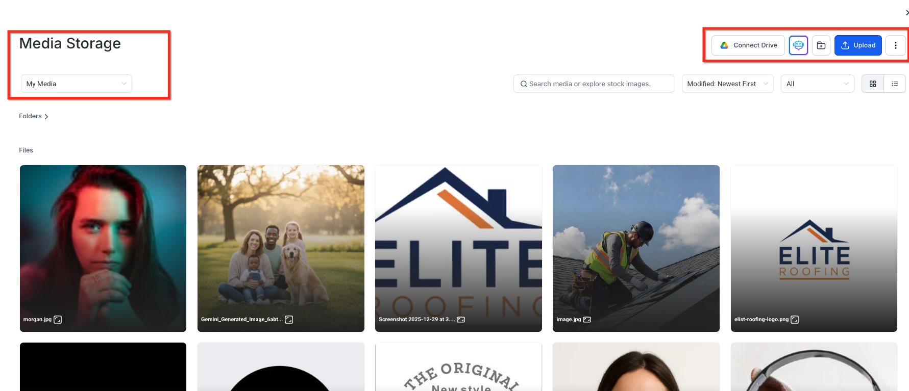 Managing Document Attachments for Estimates and Invoices – View Files in Media Storage