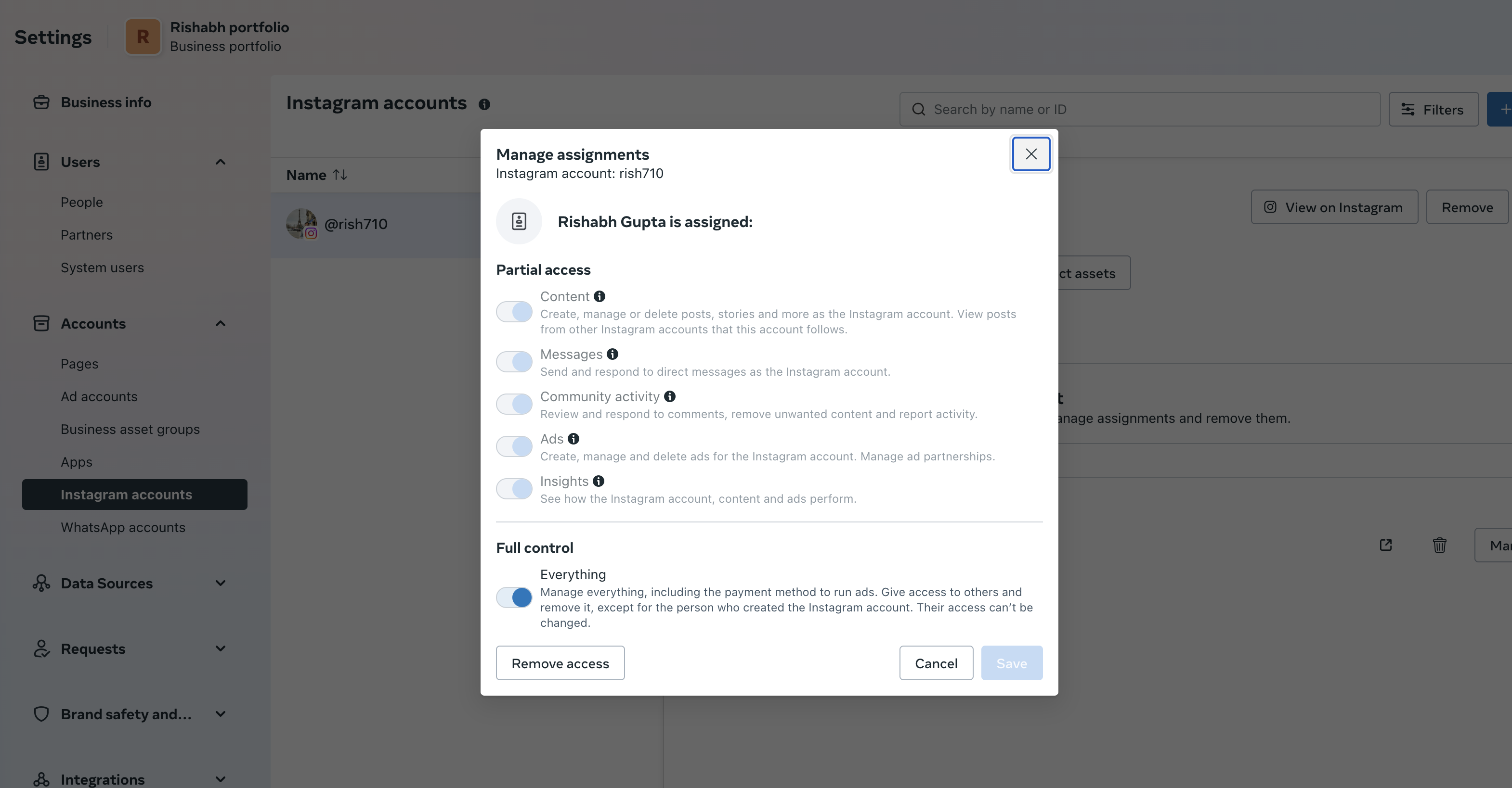 Messaging setup & troubleshoot – 2. Verify that you have access to send and receive message on instagram under instagram accounts ( https://bu…