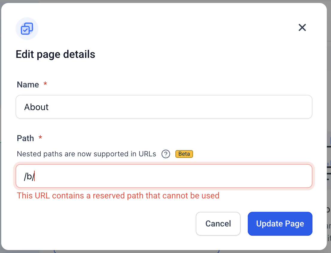 Nested URL Paths Support Guide – System Routes