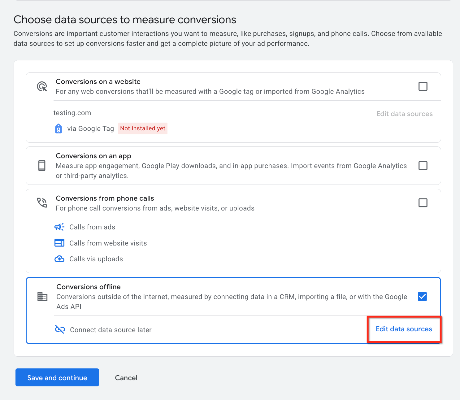 Offline Conversion Tracking Setup for Accurate Campaign Measurement – Configure Data Source