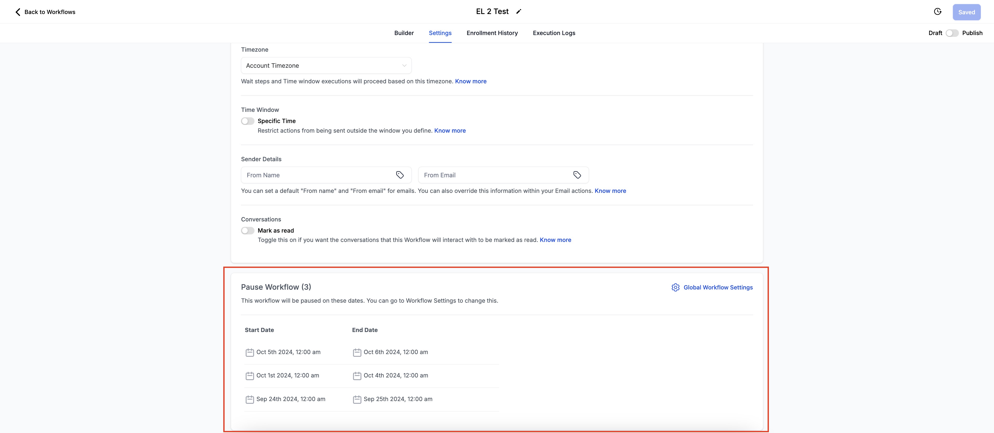Pause Workflows on Certain Dates – How it Works